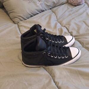 Classic Black High-Top Men's Sneakers